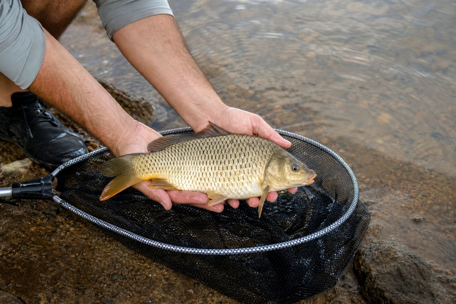 Handling Fish Carefully